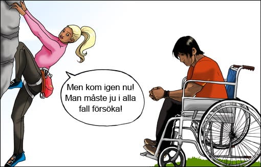 Serie-illustration med texten
